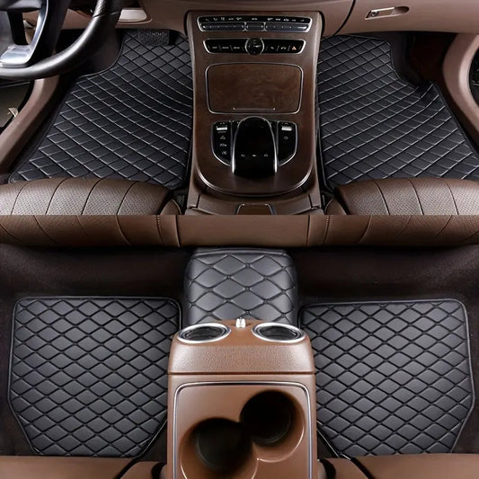 🎁Hot Sale 49% OFF🚗5 pcs Waterproof Leather Car Floor Mats